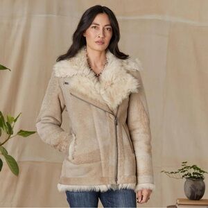 Toscana sherpa coat by HISO. New with tags from Sundance.